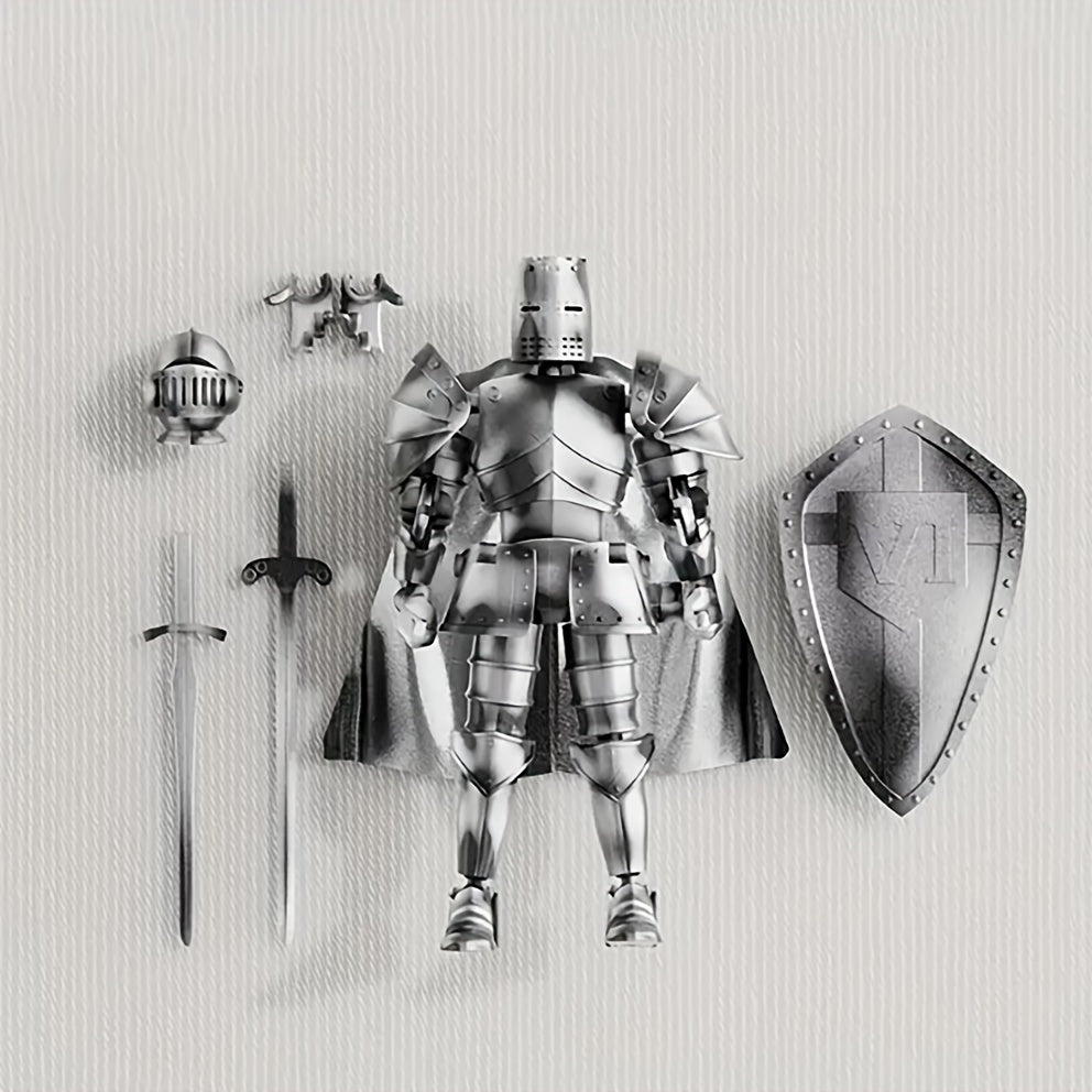 Medieval Knight Model Figure - Self-Assembly Kit