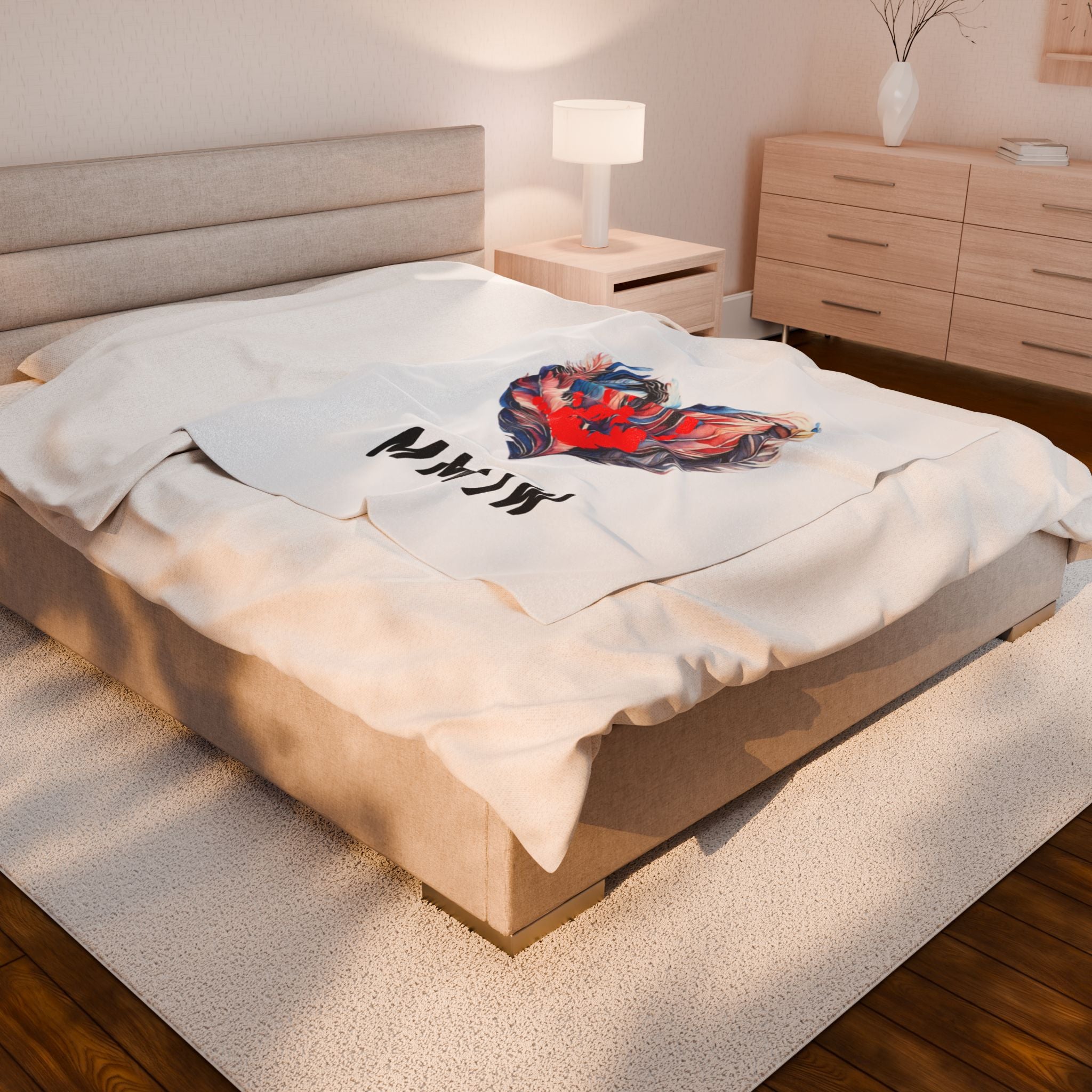 A Velveteen Plush Blanket