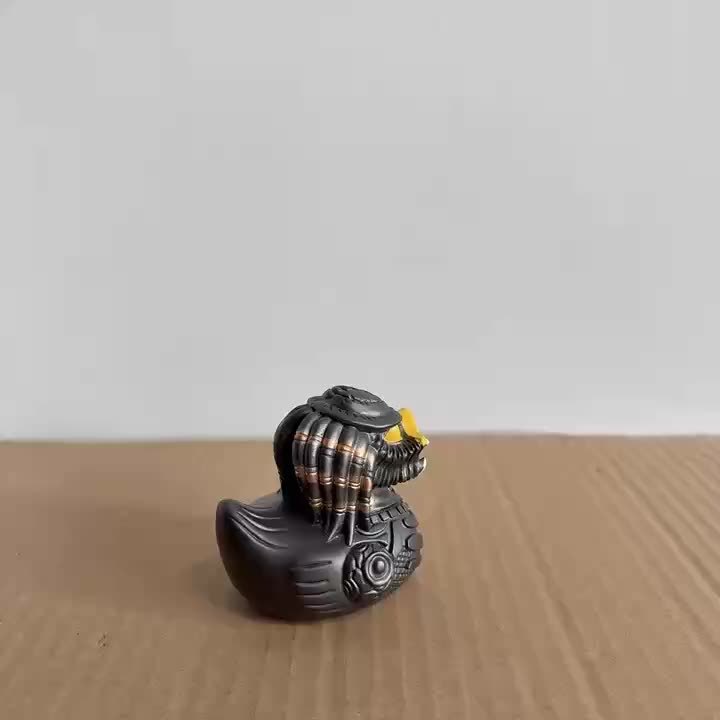 ZAlien Duck Resin Figurine - Funny Prank Toy