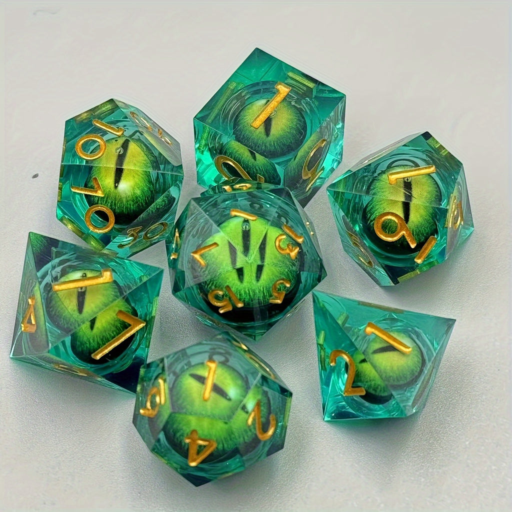 Z Dragon King's Eye Polyhedral Dice Set - 7 Piece
