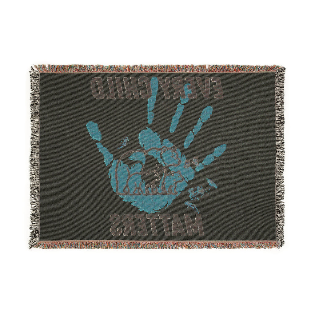 Every Child Matters Woven Blanket - Cozy Throw for Hope and Awareness