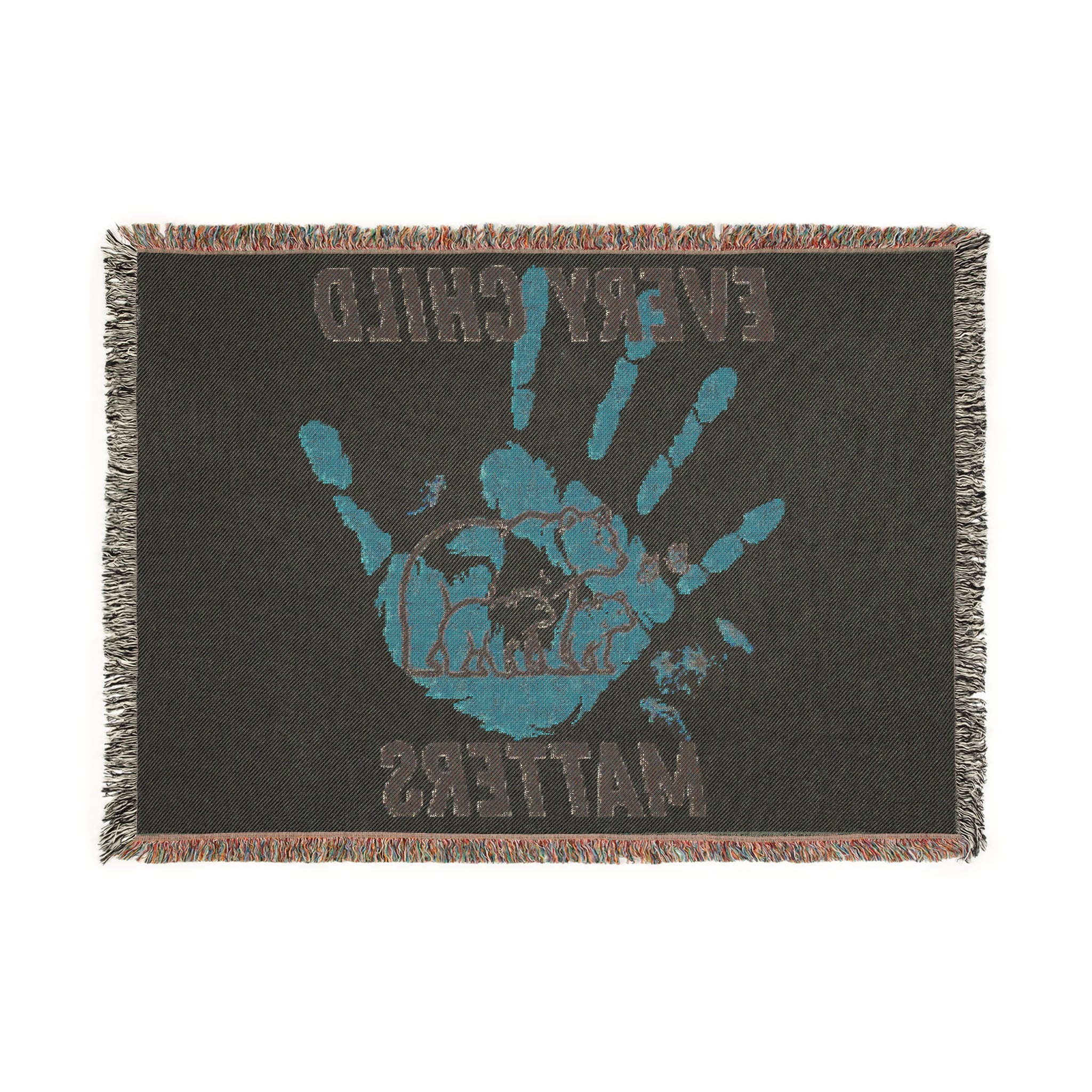 Every Child Matters Woven Blanket - Cozy Throw for Hope and Awareness