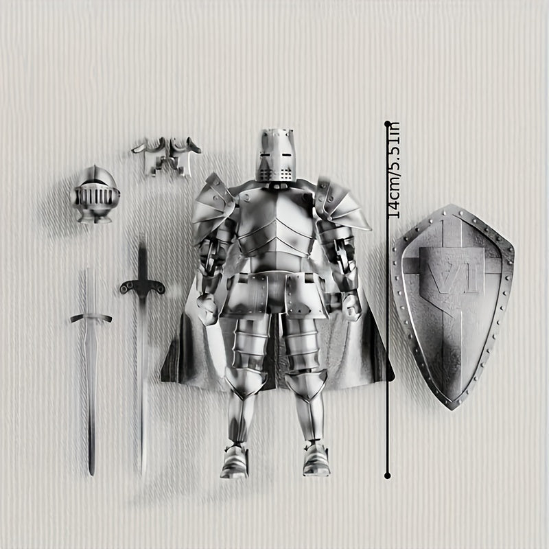 Medieval Knight Model Figure - Self-Assembly Kit