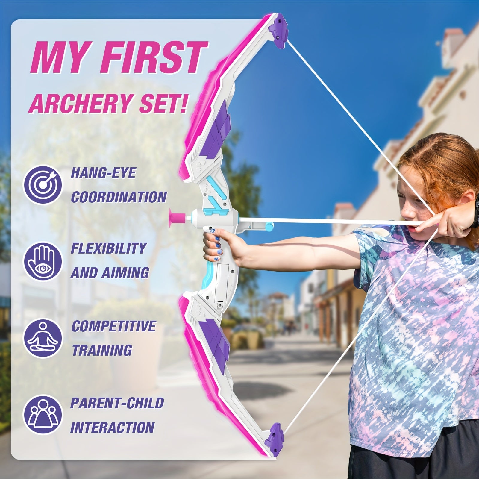 LED Bow & Arrow Set - 2 Pack