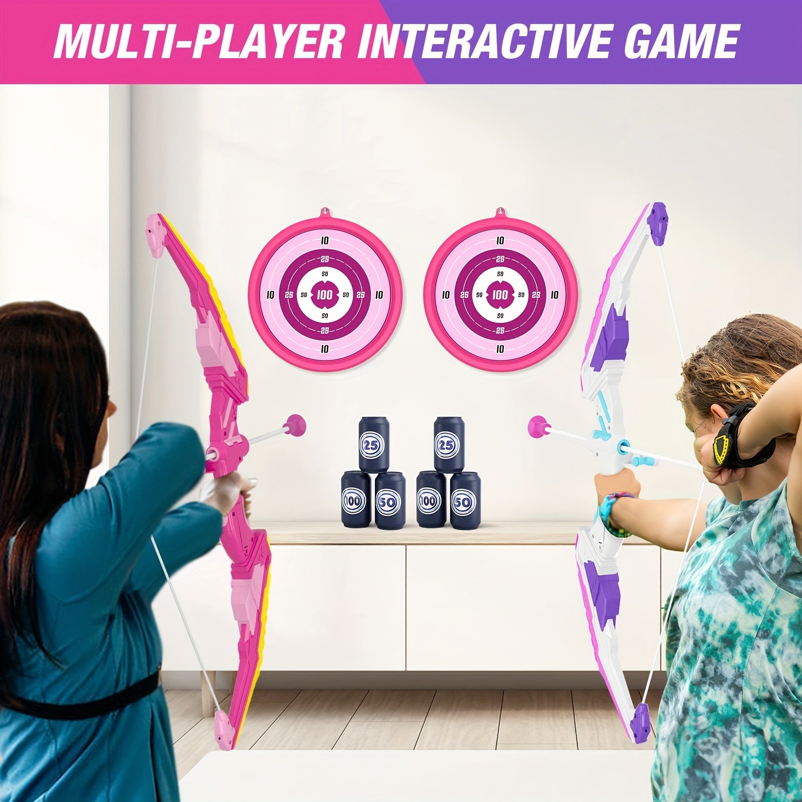 LED Bow & Arrow Set - 2 Pack