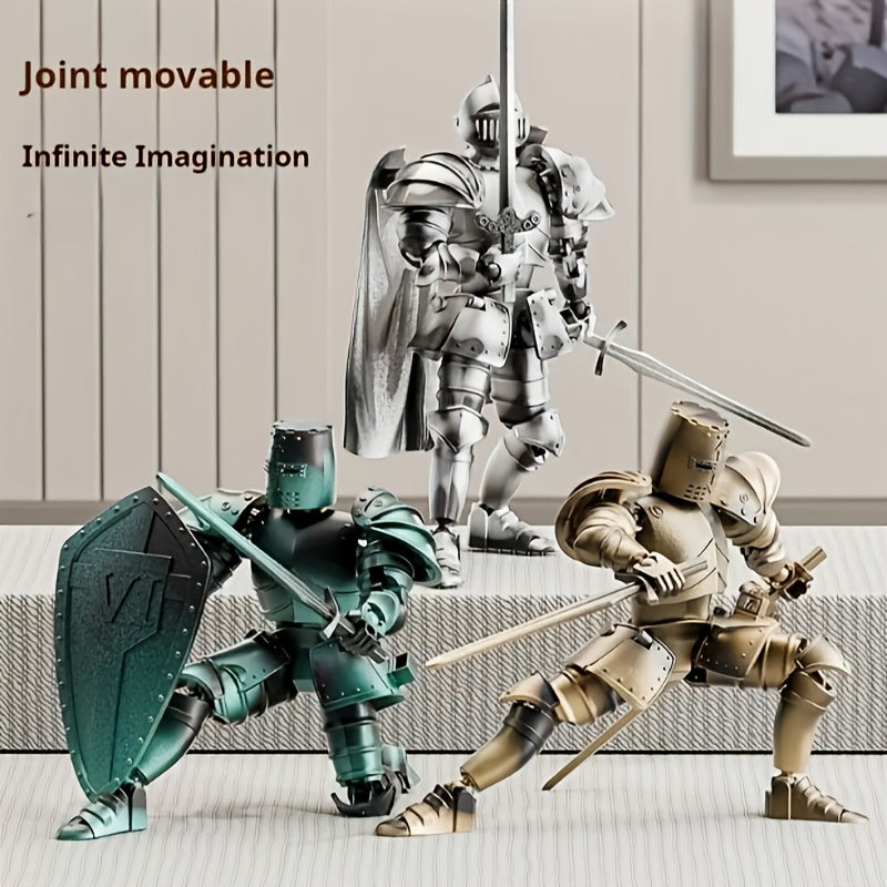 Medieval Knight Model Figure - Self-Assembly Kit